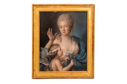 Ecole française du XVIIIe siècle
Portrait...