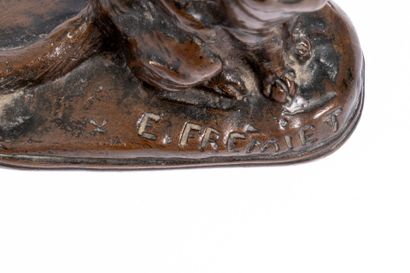 Emmanuel FRÉMIET (1824-1910)
Cat with turned...