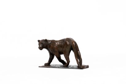 Roger GODCHAUX (1878-1958).
Lioness on the...