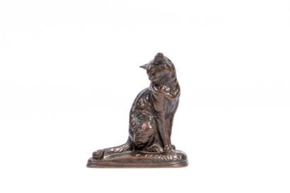 Emmanuel FRÉMIET (1824-1910)
Cat with turned...
