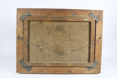 Blaise LAVELLE (1816-1895).
Animated landscape,...