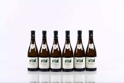 6 bouteilles de MEURSAULT Clos de Mazeray...