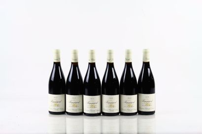 Réunion de 6 bouteilles de POMMARD Les Vaumuriens...