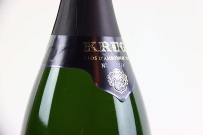 1 bouteille de CHAMPAGNE Clos d'Ambonnay...