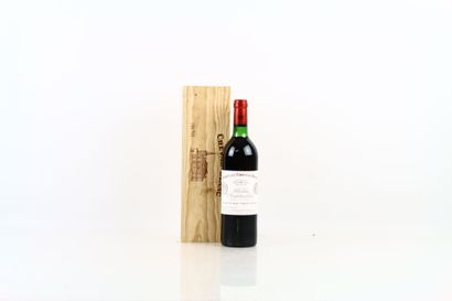 1 bouteille de SAINT-EMILION 1982 du Château...