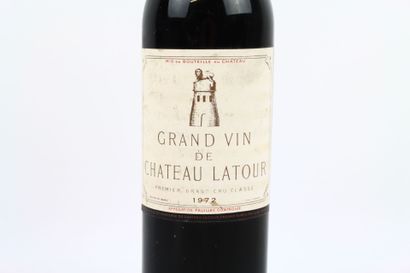 1 bouteille de PAUILLAC de 1972 du Château...
