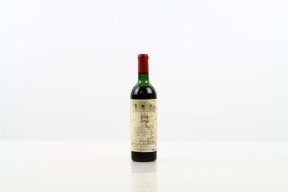 1 bouteille de PAUILLAC 1964 du Château MOUTON...