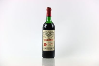 1 bouteille de POMEROL 1973 PETRUS. Étiquette...