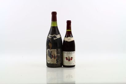 Réunion de 1 bouteille et 1 Magnum de CHAMBERTIN...