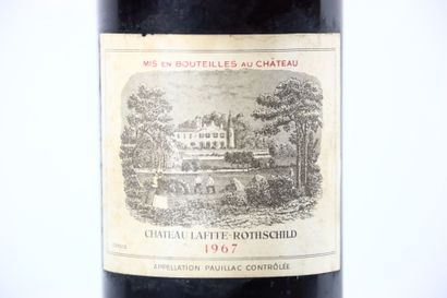 1 bouteille de PAUILLAC 1967 du Château LAFITE-ROTHSCHILD...