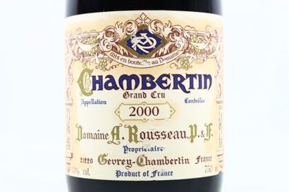 1 bouteille de CHAMBERTIN 2000 du Domaine...