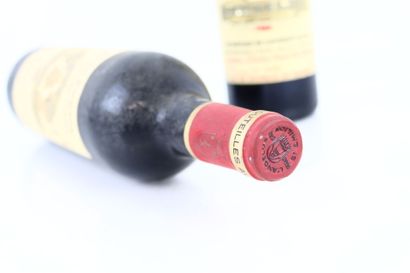 2 bouteilles de SAINT-EMILION 1984 du Château...