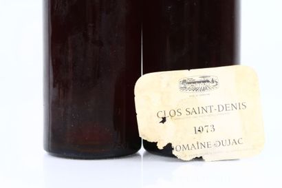 Réunion de 2 bouteilles de CLOS DE LA ROCHE...