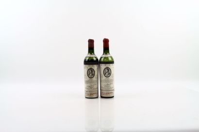 2 bouteilles de PAUILLAC 1953 