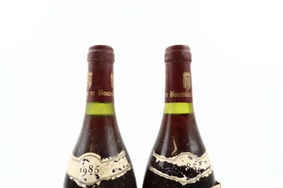 2 bouteilles de CHAMBERTIN CLOS DE BEZE 1985...