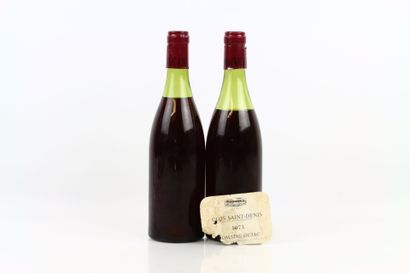 Réunion de 2 bouteilles de CLOS DE LA ROCHE...