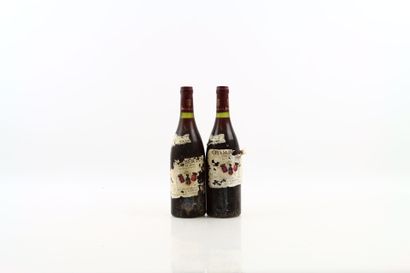 2 bouteilles de CHAMBERTIN CLOS DE BEZE 1985...