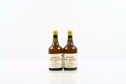 2 bouteilles de VIN JAUNE d'Arbois 1999 du...