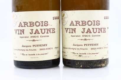 2 bouteilles de VIN JAUNE d'Arbois 1999 du...