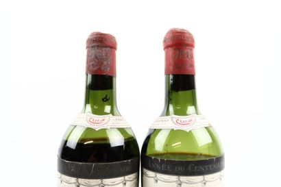 2 bouteilles de PAUILLAC 1953 