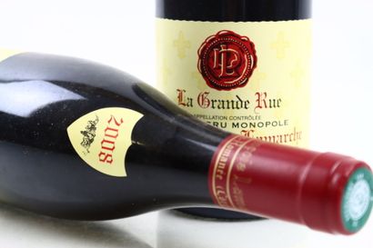 2 bouteilles de LA GRANDE RUE Monopole 2008...