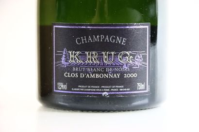 1 bouteille de CHAMPAGNE Clos d'Ambonnay...