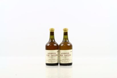 2 bouteilles de VIN JAUNE d'Arbois 1999 du...