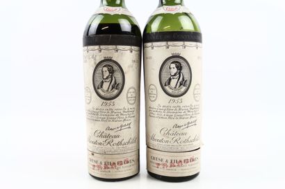 2 bouteilles de PAUILLAC 1953 