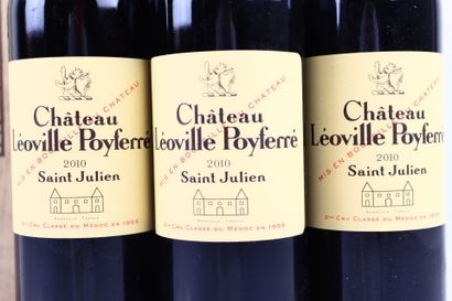 3 bouteilles de SAINT JULIEN 2010 du Château...