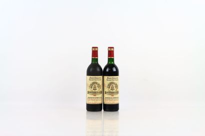 2 bouteilles de SAINT-EMILION 1984 du Château...