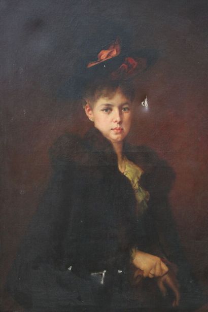François REYNAUD (1825-1909).
Presumed portrait...