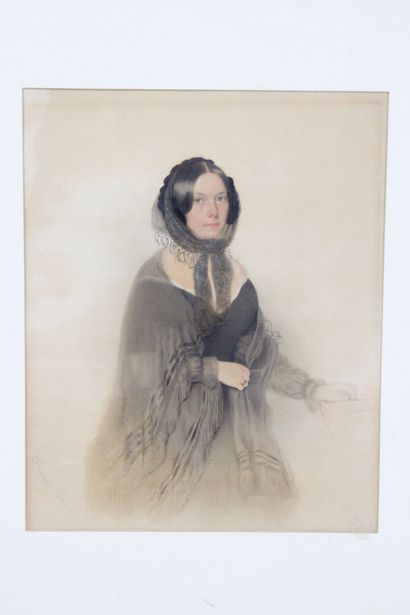 August PRINZHOFER (1817-1885).
Portrait of...