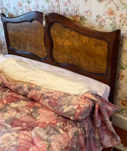 Bedroom, including a wardrobe and a wooden...