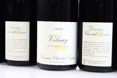 6 bouteilles de VOLNAY 2008 du Domaine Chantal...