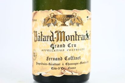 1 bouteille de BATARD-MONTRACHET 1988 du...