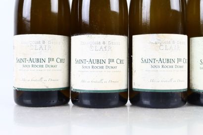 Réunion de 6 bouteilles de SAINT-AUBIN 1er...