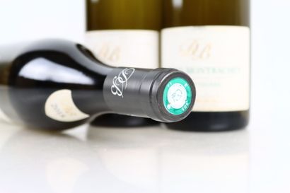 3 bouteilles de PULIGNY-MONTRACHET Vieilles...