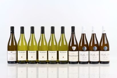 Réunion de 10 bouteilles du Mâconnais :
-...