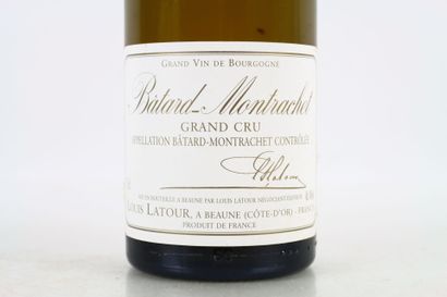 1 bouteille de BATARD-MONTRACHET 2009 de...