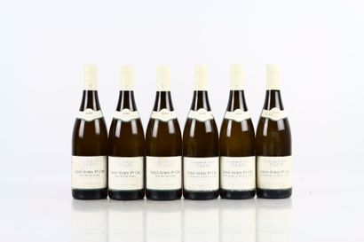 Réunion de 6 bouteilles de SAINT-AUBIN 1er...