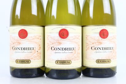 3 bouteilles de CONDRIEU 2015 de E. GUIGAL...