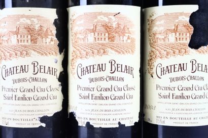 11 bouteilles de SAINT-EMILION 2003 du Château...