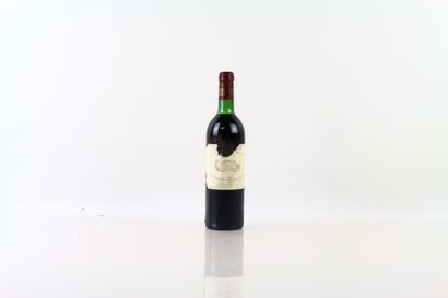 1 bouteille de MARGAUX 1988 du Château MARGAUX...