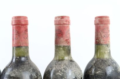 6 bouteilles de GRAVES 1981 du Château CARBONNIEUX...