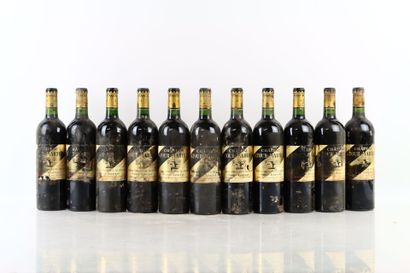 11 bouteilles de PESSAC-LEOGNAN 2003 du Château...