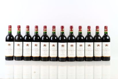 12 bouteilles de SAINT-JULIEN 1995 du Château...
