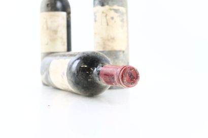 3 bouteilles de PAUILLAC 1983 du Château...
