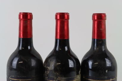 3 bouteilles de MARGAUX 2005 du Château PALMER....