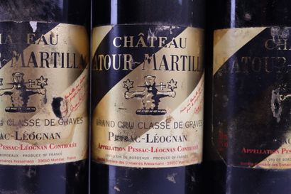 11 bouteilles de PESSAC-LEOGNAN 2003 du Château...