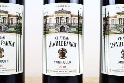 3 bouteilles de SAINT-JULIEN 2010 du Château...